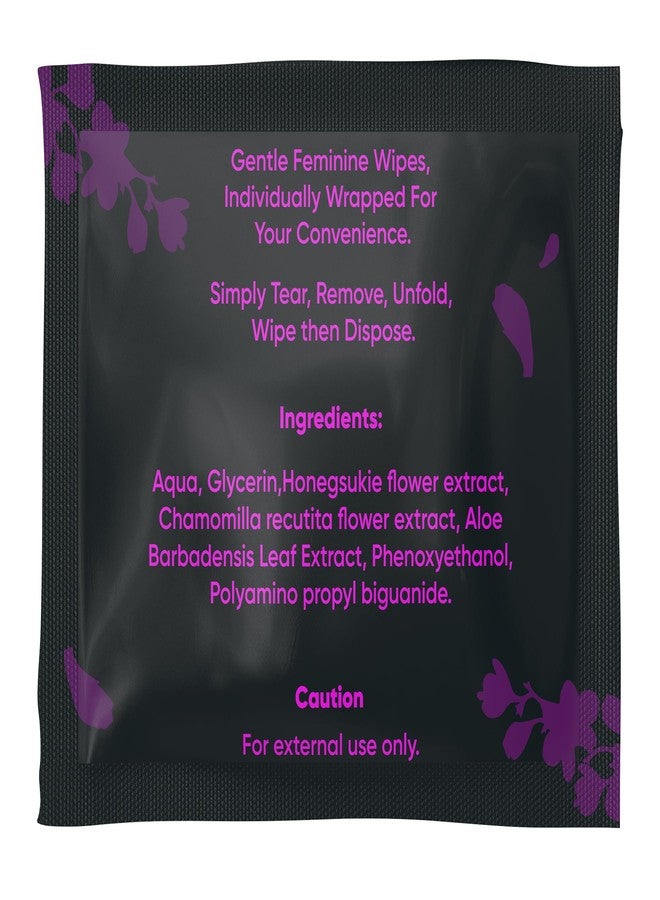 Syren Flushable Feminine Wipes, 20 Pieces, Odorless, Plant-Based, Easy to Carry - Image 3